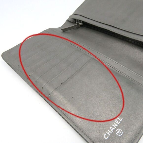 💎 CHANEL - Black Caviar Long Wallet - Picture 14 of 16